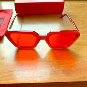 Cute Cherry Red Sunglasses